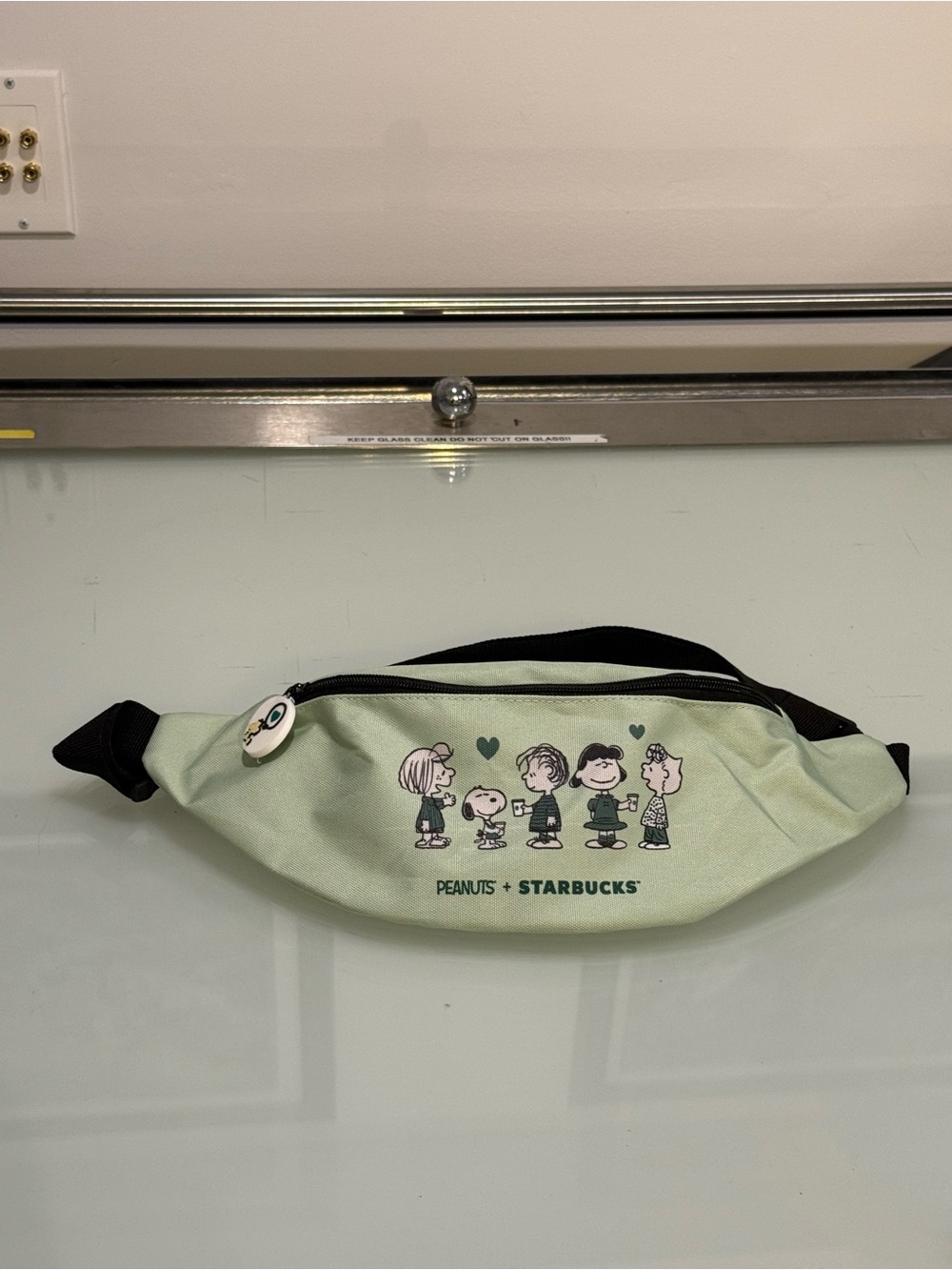 Starbucks x Peanuts Snoopy Green Belt Bag Fanny Pack Crossbody Waist Bag